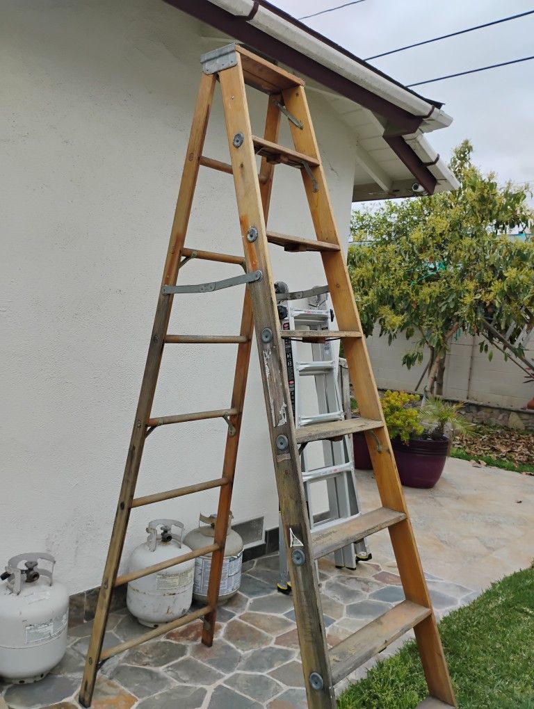8' Wooden Ladder