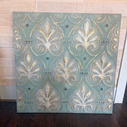 Decorative Embossed Metal Wall Art
