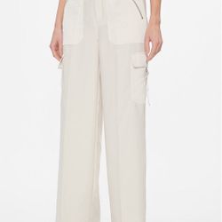 DKNY Beige Wide Leg Pants 