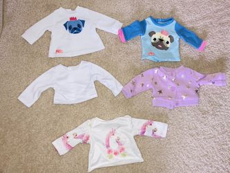 18” Doll Long Sleeved Tops
