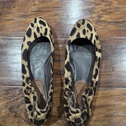 Dolce & Gabbana Leopard Fabric Flats