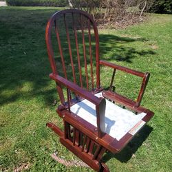 Beautiful Wooden  Rocking Chair Without Cushions