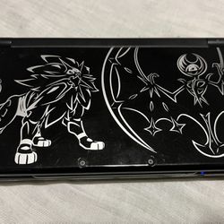 New Nintendo 3DS XL Pokemon Solgaleo Lunala Black Edition