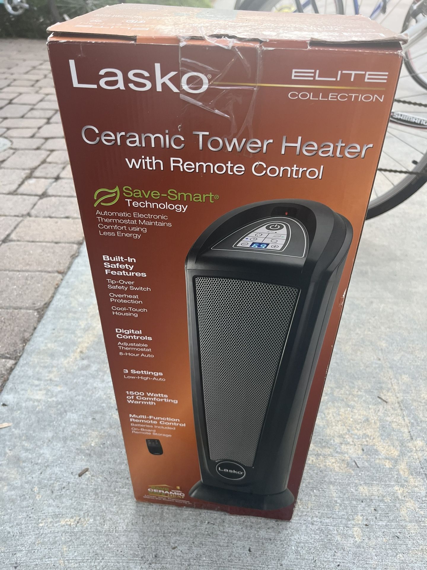 Lasko Ceramic Tower Heater -Never Used (Costco Purchase)