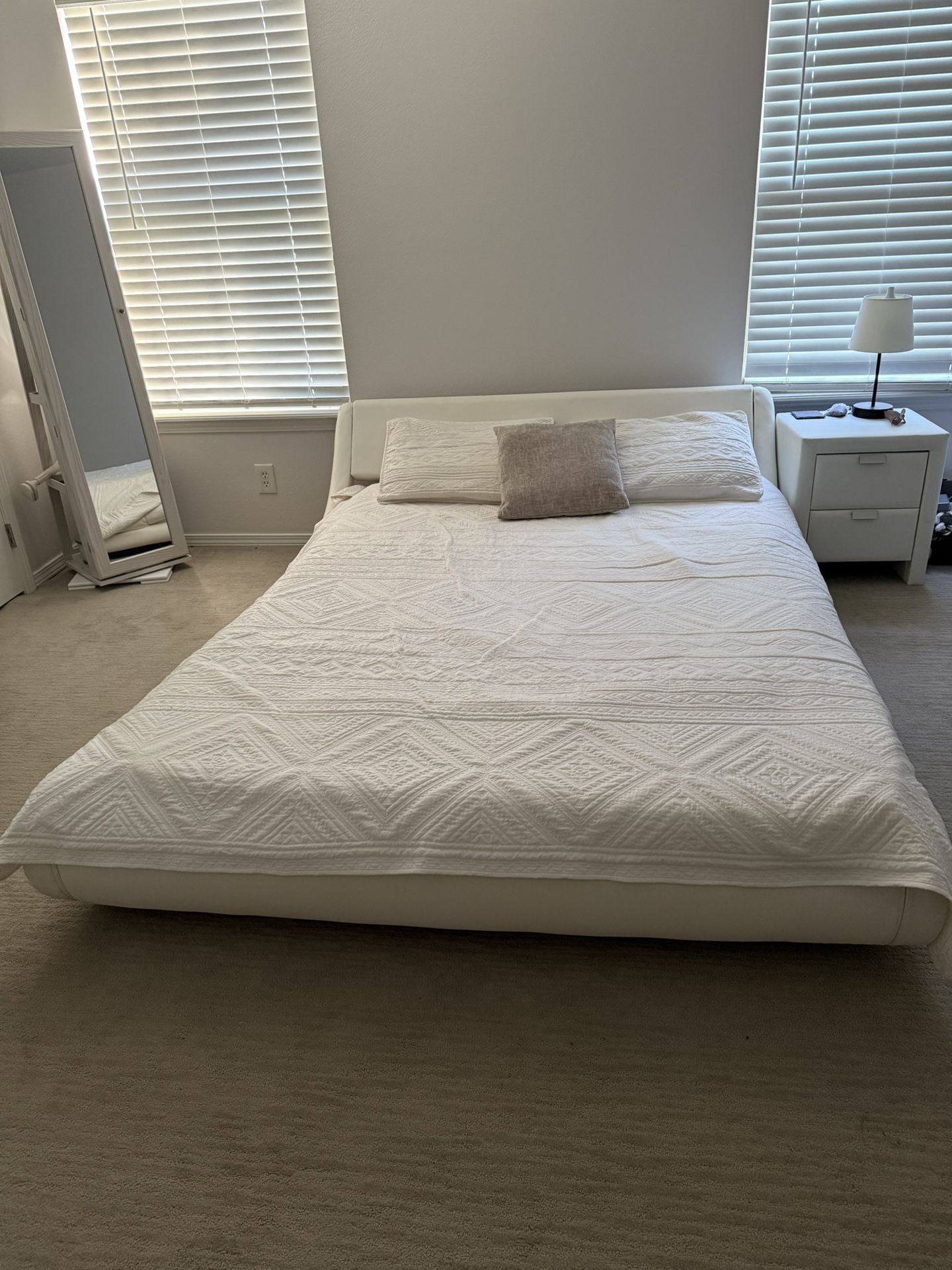 Modern Upholstered Sleigh Bed