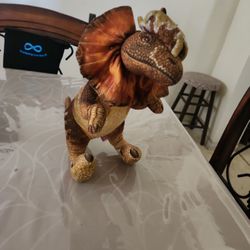 Vintage 1992 Dakin Jurassic Park Dilophosaurus Dinosaur Plush Toy Amblin HTF