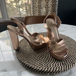 Rose Gold Heel Size 7