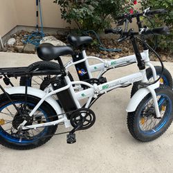 Ecotric Fat Tire Folding Electric Bikes 