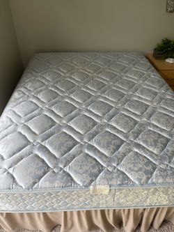 Free Queen Mattress, Box Spring & Frame