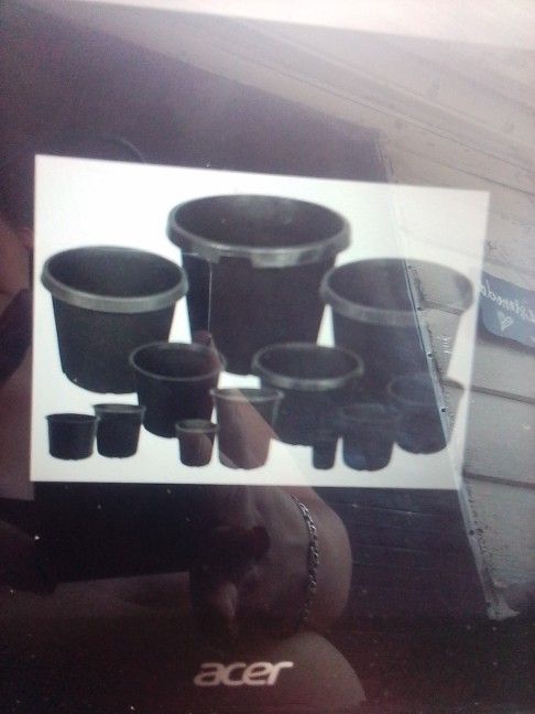 Nursery Pots Various Bulk Black