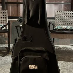 Guitar Case And Guitar 
