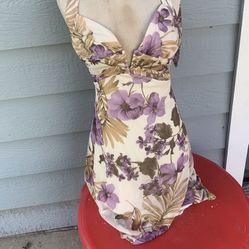 Purple Flower Dress 