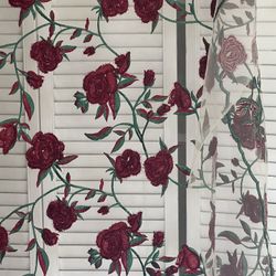 Tulle Rose Fabric