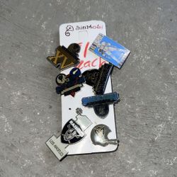 Vintage Raider Pins