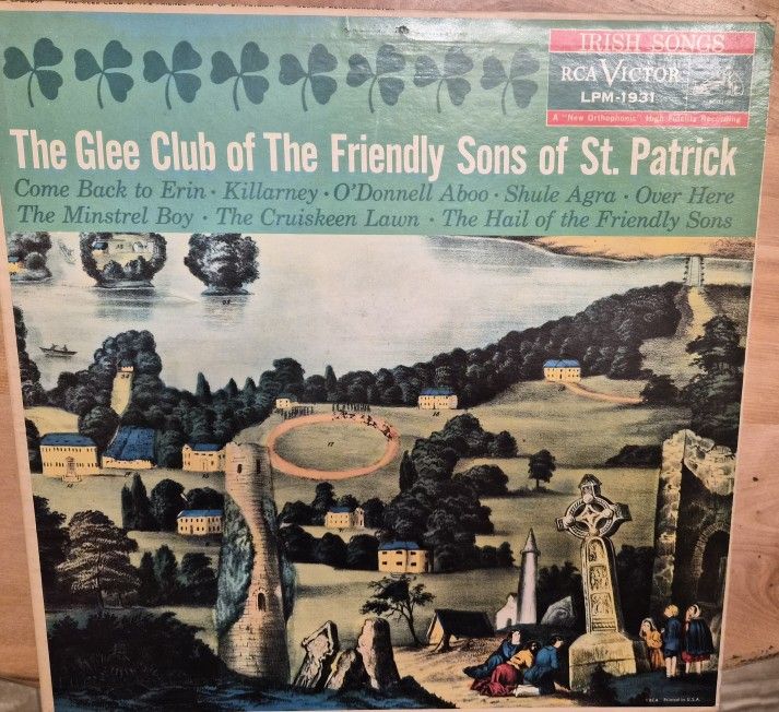 Irish Songs By Sons of St. Patrick Record