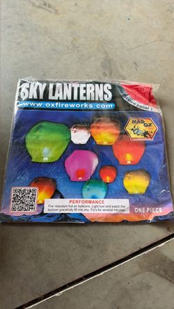 Sky lanterns