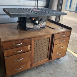 CRAFTSMAN TABLE SAW DESK (DELIVERY AVAILABLE)
