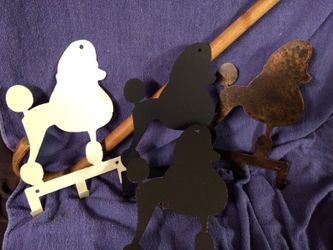 Poodle Dog Leash Holders