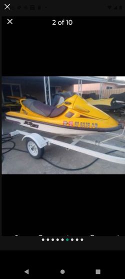 99 SEADOO KAWASAKI STX 900 With FRESH 1100 Motor Install UPGRADED Cv PRIMER CARBS RUNS LIKE NEW LAKE READY NO TRAILER