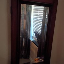 Solid Wood Framed Wall Mirror