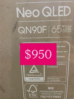 Samsung - 65” Class QN90F Series Neo QLED Mini LED 4K UHD SamsungVision AI Smart Tizen TV