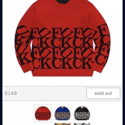 Red Supreme Sweater