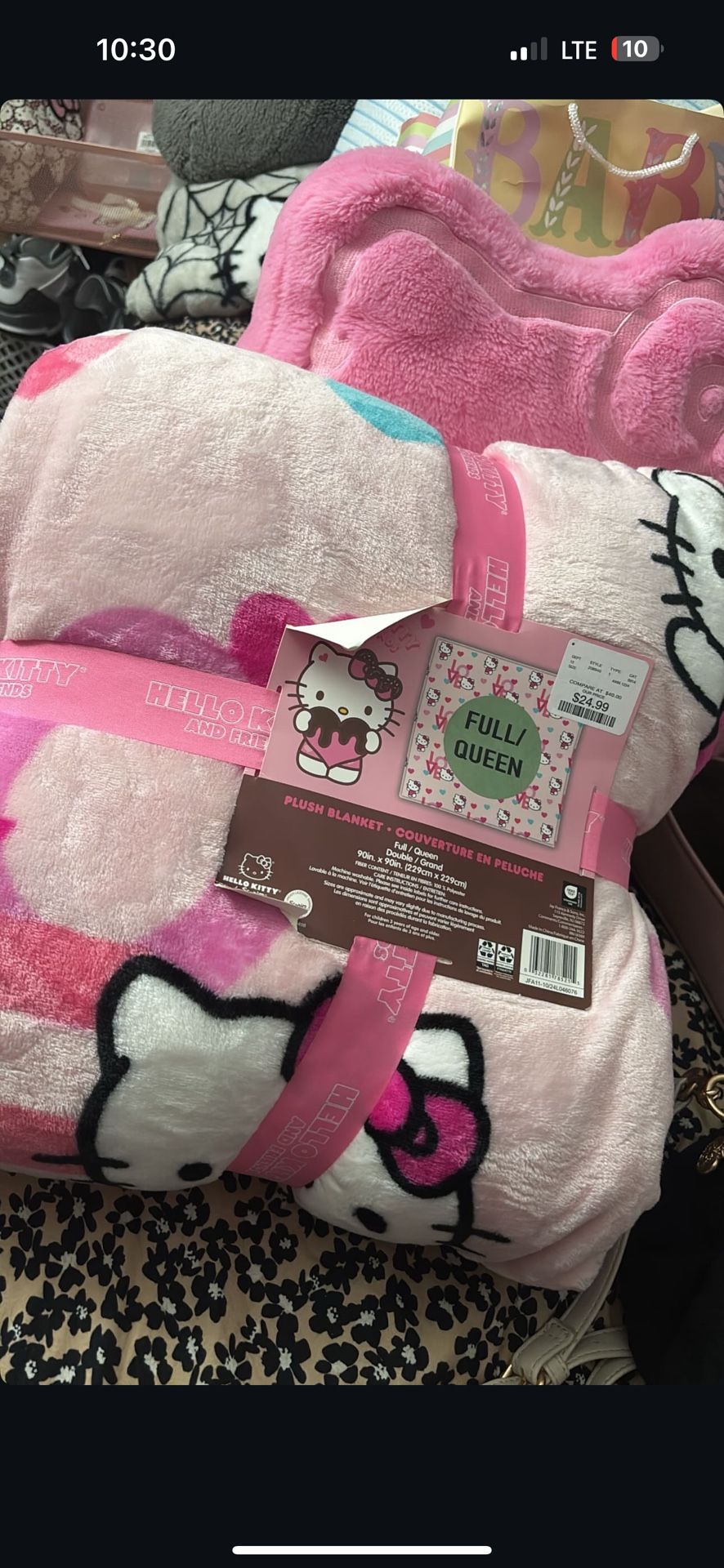 Hello Kitty Queen Blanket