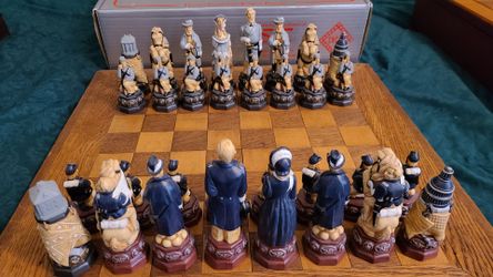 American Civil War Themed Chess Pieces SAS Studio Anne Carlton