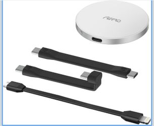 Magnetic to USB Portable Solid State Drive,for Lightning Cable, MagSafe Compatible, Up to 2000MB/S, for iPhone X/11/12/13/14 and iOS 13 Later, Magsafe