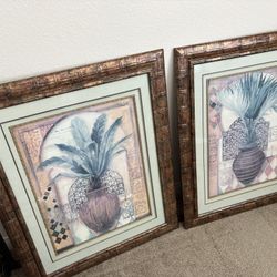 Art Floral Vase pictured frames