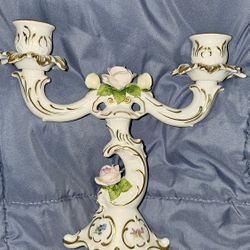 Vintage AK Kaiser Porcelain Candlestick Holder