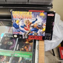 Doomsday Warrior (SNES) Super Nintendo CIB Complete Box