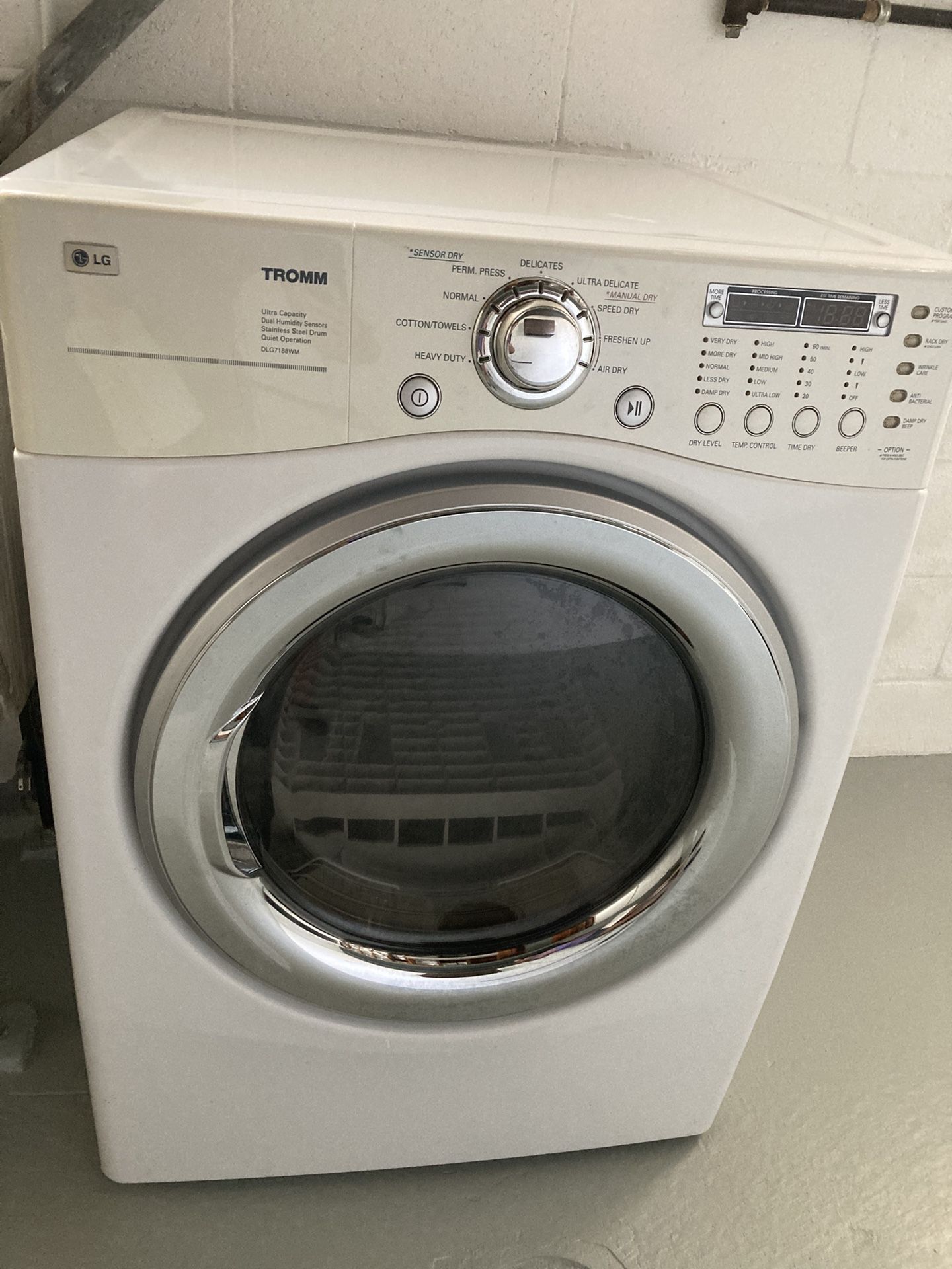 LG Tromm Electric And Gas Dryer