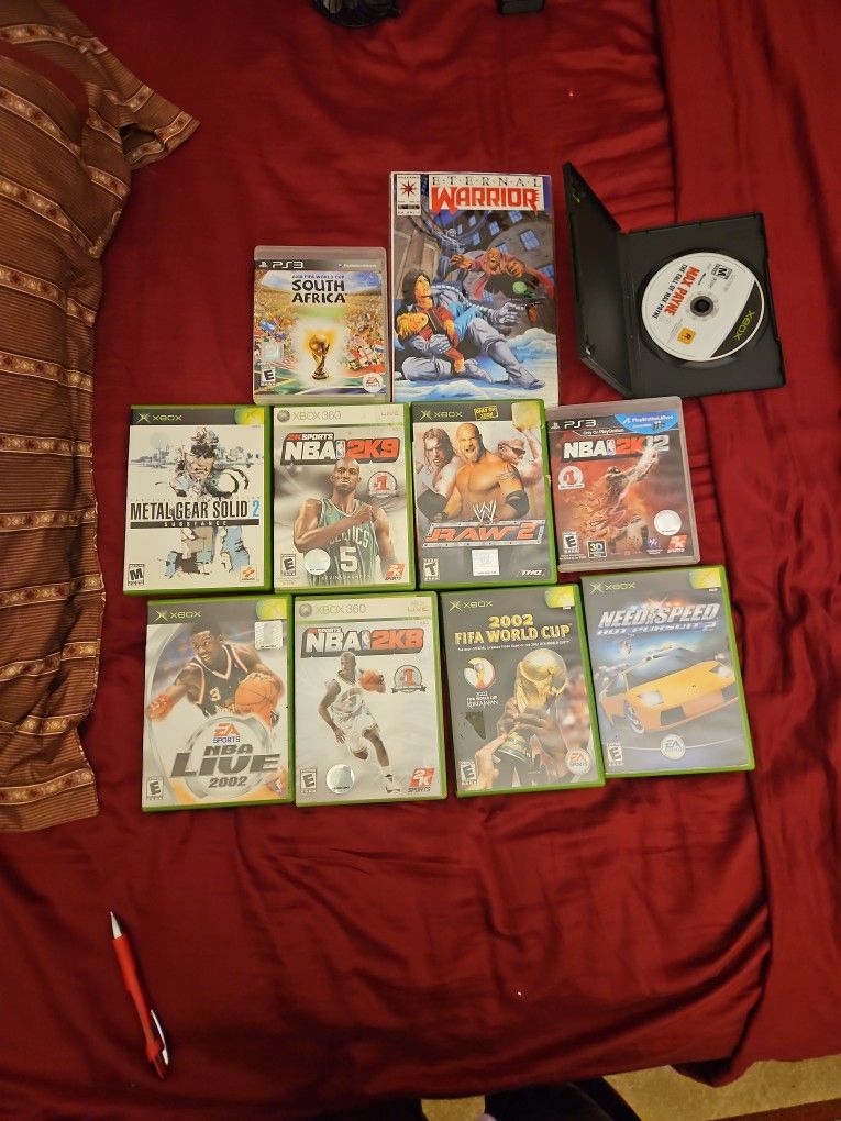 Old XBOX PS3 XBOX 360 GAMES