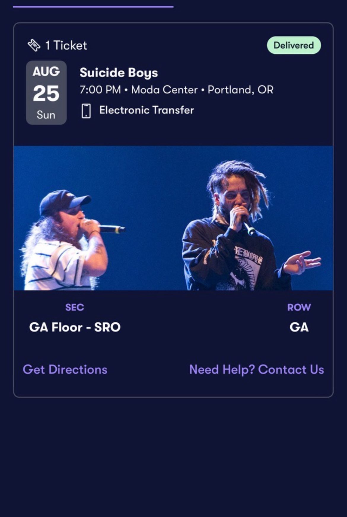 Suicideboys Grey Day Tour Ticket