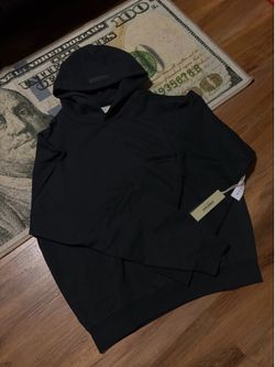 Black Essentials Hoodie