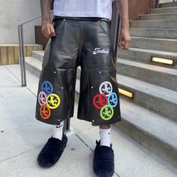 Jaded  Clothing Leather Shorts 