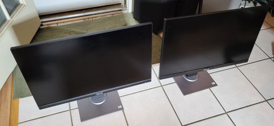 2 Asus Pro Art 27" Hi End Professional computer monitors, like NEW!