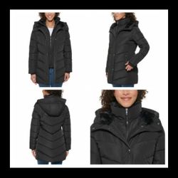 Andrew Marc Ladies Long Stretch Parka S, M Size Available 