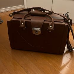 Vintage Camera Leather Bag