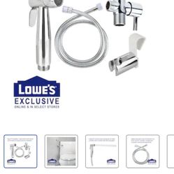 Brondell  Stainless Steel Toilet-Mounted Handheld Bidet Sprayer