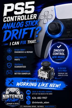 PS5 Controller Stick Drift Repair