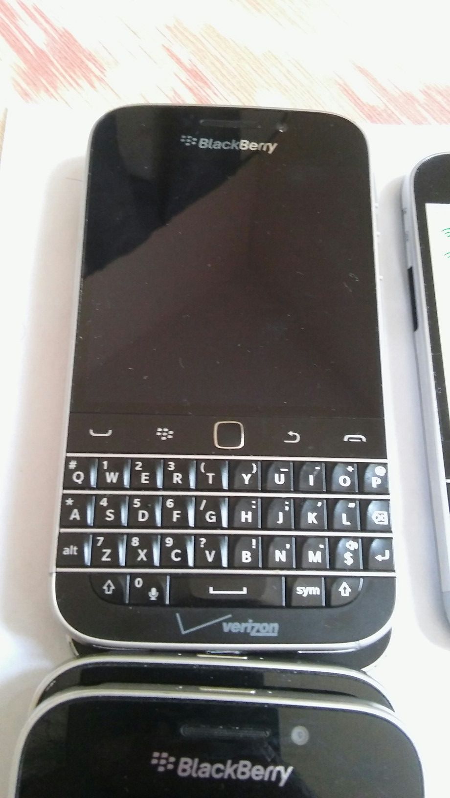 Blackberry classic Verizon unlocked T-Mobile AT&T some visible scratches and scuffs Refurbished
