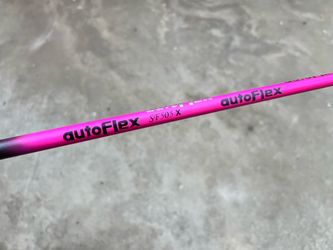 Autoflex SF505X driver shaft with Callaway tip