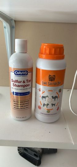sulfur & tar shampoo , lime sulfur dip