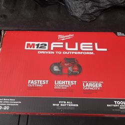 Brand New Milwaukee M12 FUEL 12V Lithium-Ion Cordless Compact Band Saw (Tool-Only) 