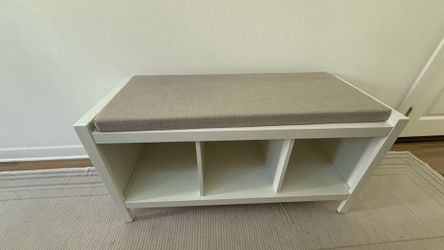 Clybourn 3-Cubby Bench (damage does not affect use)