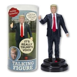 Donald Trump Talking Figure with Real Voice – Best Trump Gift for Men, Funny Presidential Christmas Merchandise, Political Collectible 