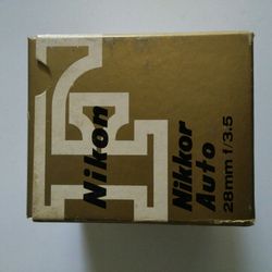 NIKON lens case for NIKOR Auto 28mm f/3.5 