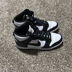 Nike Black And White High Tops